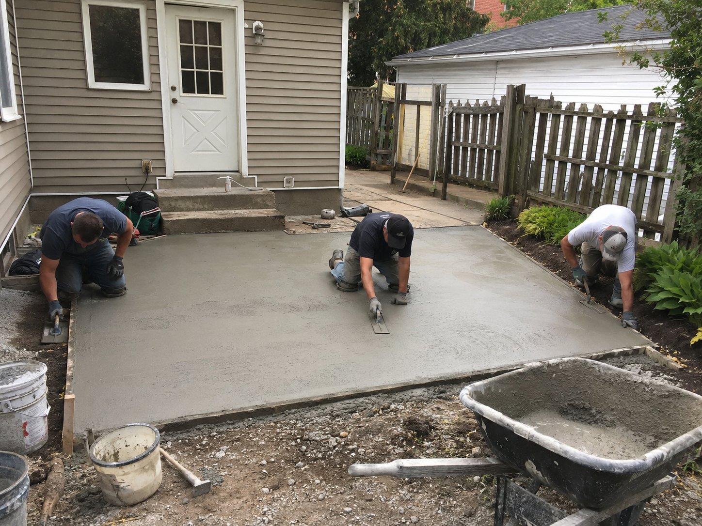 Resurfacing concrete