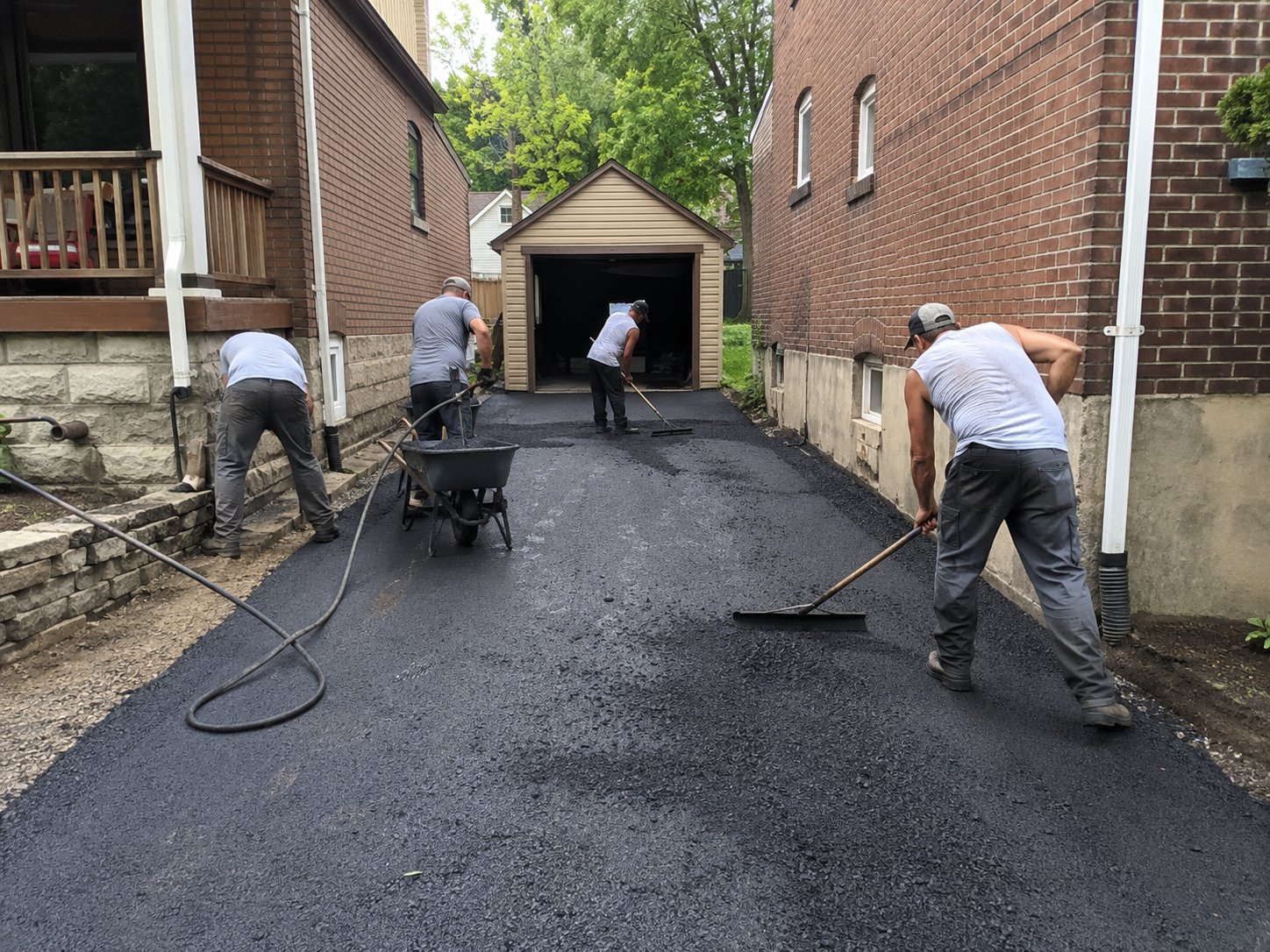 What is an asphalt driveway